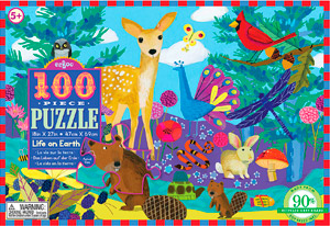The Backyard Naturalist's favorite nature-themed puzzles for young children features a celebration of natural diversity with beautiful illustrations.