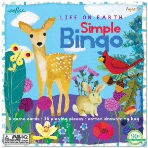 The Backyard Naturalist's favorite pictorial bingo game for young children has beautiful illustrations inspired by nature. Match images of animals and insects to win.