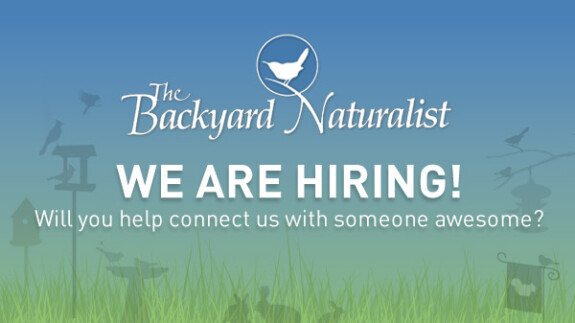 The Backyard Naturalist in Olney Maryland, is hiring!