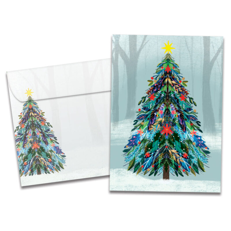 The Backyard Naturalist stocks Tree Free Greeting cards for all occasions, including Christmas and Hanukkah.