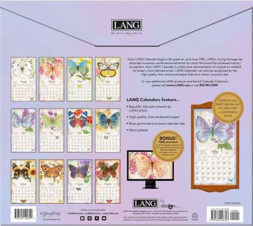 Lang's Butterflies 2024 Calendars are here! The Backyard Naturalist has 2024 calendars in stock, including Audubon and Lang favorites like, Birds, Songbirds, Kids Birding, Nature, 365 Kittens or Puppies, Sloths, Tiny Owls and more in Wall, Mini, Engagements, Pocket Planners and Page-A-Day formats.