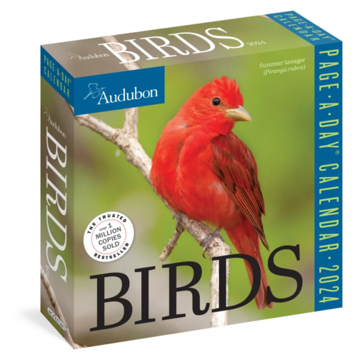 Audubon's Birds Calendar is here. The Backyard Naturalist has 2024 calendars in stock, including Audubon Birds, Songbirds, Kids Birding, Nature, 365 Kittens or Puppies, Sloths, Tiny Owls and more in Wall, Mini, Engagements, Pocket Planners and Page-A-Day formats.