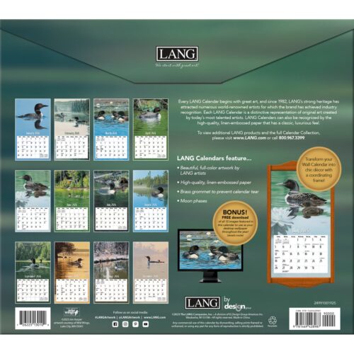 Lang's Loons on the Lake 2024 Calendars are here! The Backyard Naturalist has 2024 calendars in stock, including Audubon and Lang favorites like, Birds, Songbirds, Kids Birding, Nature, 365 Kittens or Puppies, Sloths, Tiny Owls and more in Wall, Mini, Engagements, Pocket Planners and Page-A-Day formats.