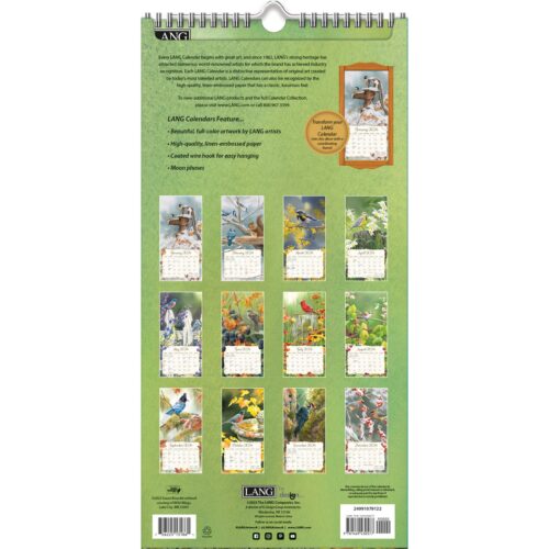 Lang's Songbirds 2024 Calendars are here! The Backyard Naturalist has 2024 calendars in stock, including Audubon and Lang favorites like, Birds, Songbirds, Kids Birding, Nature, 365 Kittens or Puppies, Sloths, Tiny Owls and more in Wall, Mini, Engagements, Pocket Planners and Page-A-Day formats.