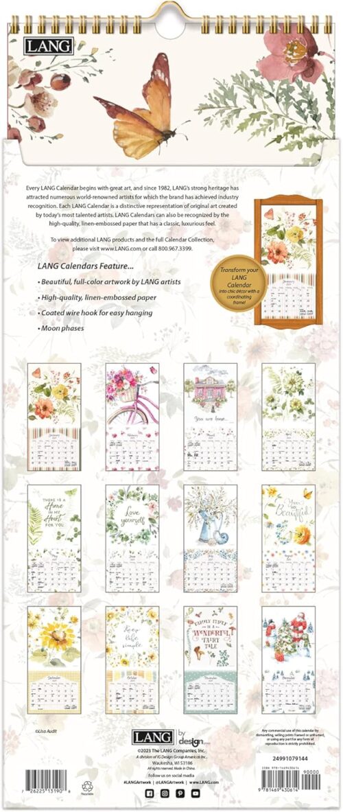 Lang's Watercolor Seasons 2024 Vertical Wall Calendars are here! The Backyard Naturalist has 2024 calendars in stock, including Audubon and Lang favorites like, Birds, Songbirds, Kids Birding, Nature, 365 Kittens or Puppies, Sloths, Tiny Owls and more in Wall, Mini, Engagements, Pocket Planners and Page-A-Day formats.