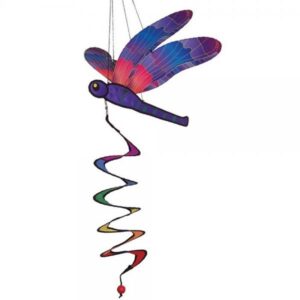 The Backyard Naturalist is famous for having an obsession with spinners, whirligigs, wind socks and twisters. Here's a twister featuring a magical Dragonfly.