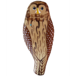 The Backyard Naturalist has Gary Starr's hand carved and painted wild bird ornaments, including Barred Owl.