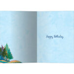 [simple message interior of Birthday Greeting Card at The Backyard Naturalist]