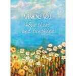 Wishing you blue skies and sunshine [Birthday Greeting Card at The Backyard Naturalist]