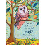 [Who you Have! Who Owl, All Occasion, Write-Your-Own-Greeting Card at The Backyard Naturalist]