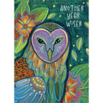 Another year wiser - Owl [Birthday Greeting Card at The Backyard Naturalist]