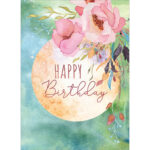 Happy Birthday - floral [Birthday Greeting Card at The Backyard Naturalist]