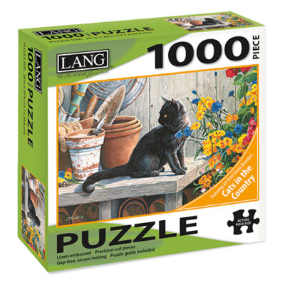 TheBYN-Lang-Jigsaw-Puzzle-Cats-Country-Susan-Bourdet-Black-Cat - The ...