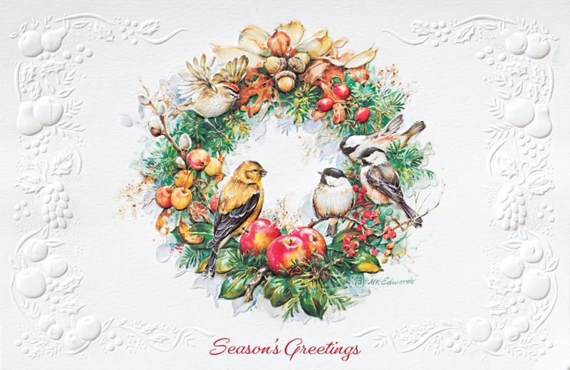 Holiday Greeting Cards, 2024 at The Backyard Naturalist, including 'Nature's Wreath'