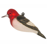 The Backyard Naturalist has Cobane Glass BIrd Holiday Ornament, Red-headed Woodpecker