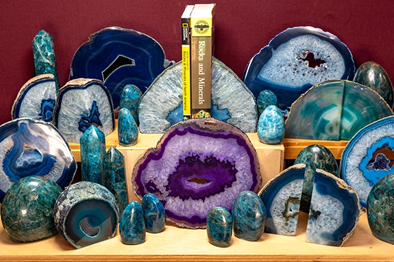 The Backyard Naturalist in Olney has the areas best selection of Rock, Mineral, Crystal and Fossil specimens and so much more than we can put on our website.