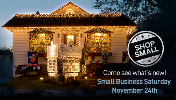 Shop Small! Visit The Backyard Naturalist on November 24th and celebrate Small Business Saturday.