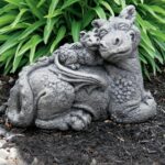 The Backyard Naturalist has concrete garden statuary—cast and hand-painted in USA, like Sweet Pals Dragons.