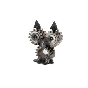 The Backyard Naturalist loves Yardbirds! Made from materials that otherwise would be doomed to a landfill. Each piece has a unique personality. “Chubs the Owl” pictured here.