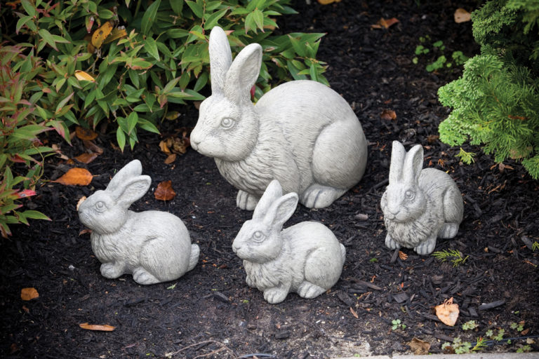 TheBYNconcretegardenstatuaryrabbitsfamily2815 The Backyard