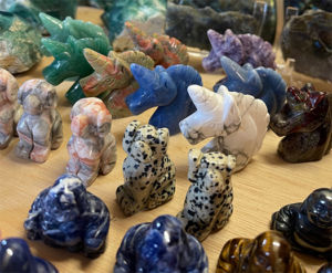 The Backyard Naturalist in Olney, Maryland, has a wide selection of rocks, minerals, crystals and fossils. Our stock moves quickly so availability may vary from specimens pictured.